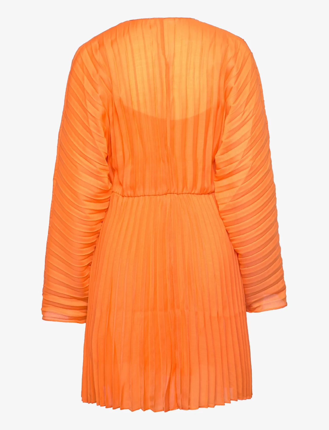 Samsøe Samsøe - Annica v-n dress 14512 - festklær til outlet-priser - russet orange - 1