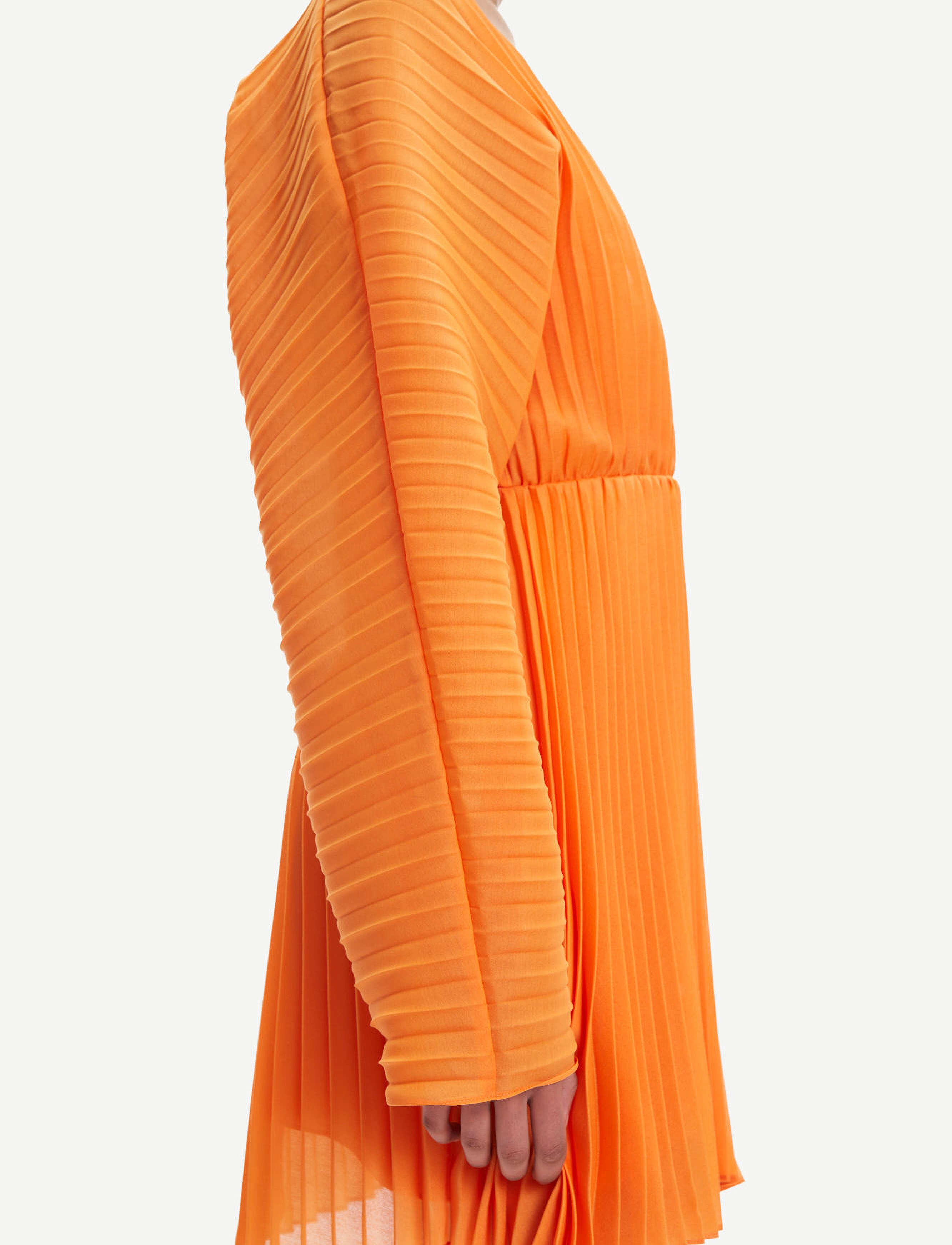 Samsøe Samsøe - Annica v-n dress 14512 - feestjurken - russet orange - 5