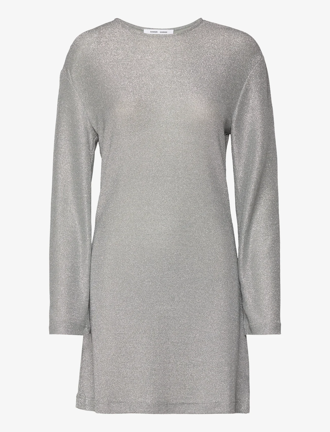 Samsøe Samsøe - Zenia short dress 14578 - sukienki koszulowe - silver - 0