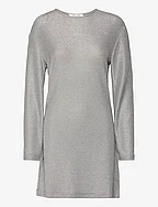 Zenia short dress 14578 - SILVER