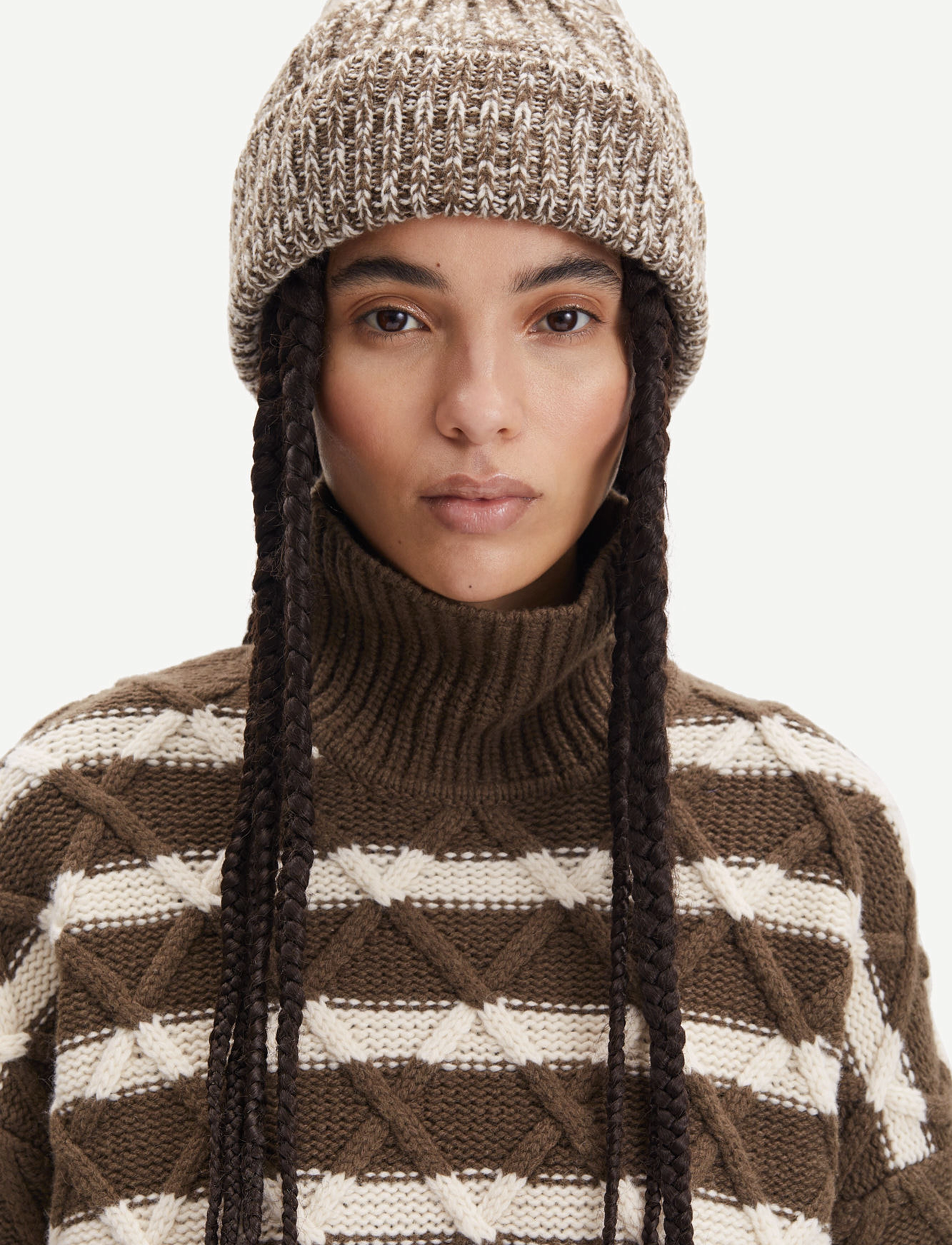 Samsøe Samsøe - Kassandra turtleneck 11250 - crocodile st. - 5