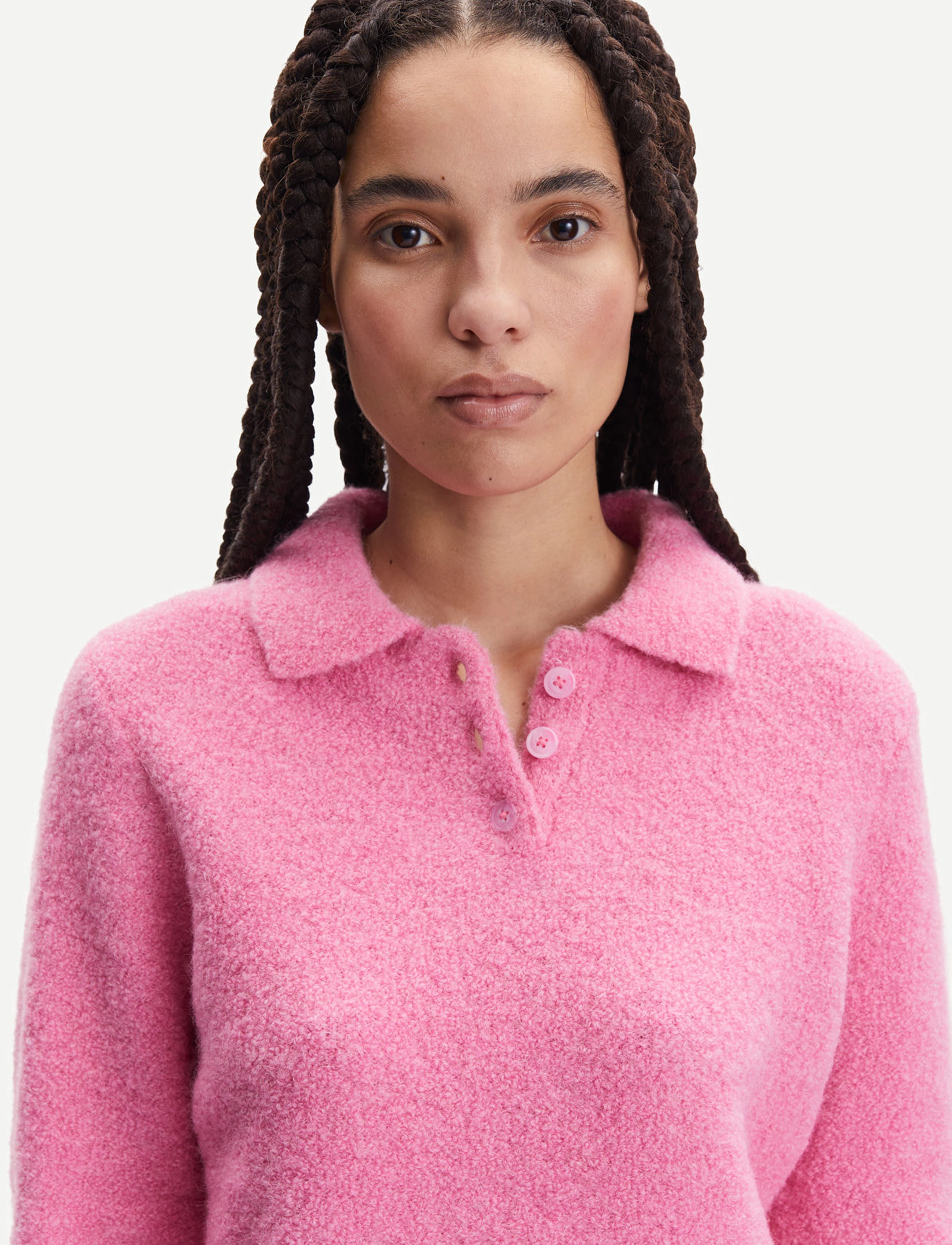 Samsøe Samsøe - Jessi polo 14464 - sachet pink - 3