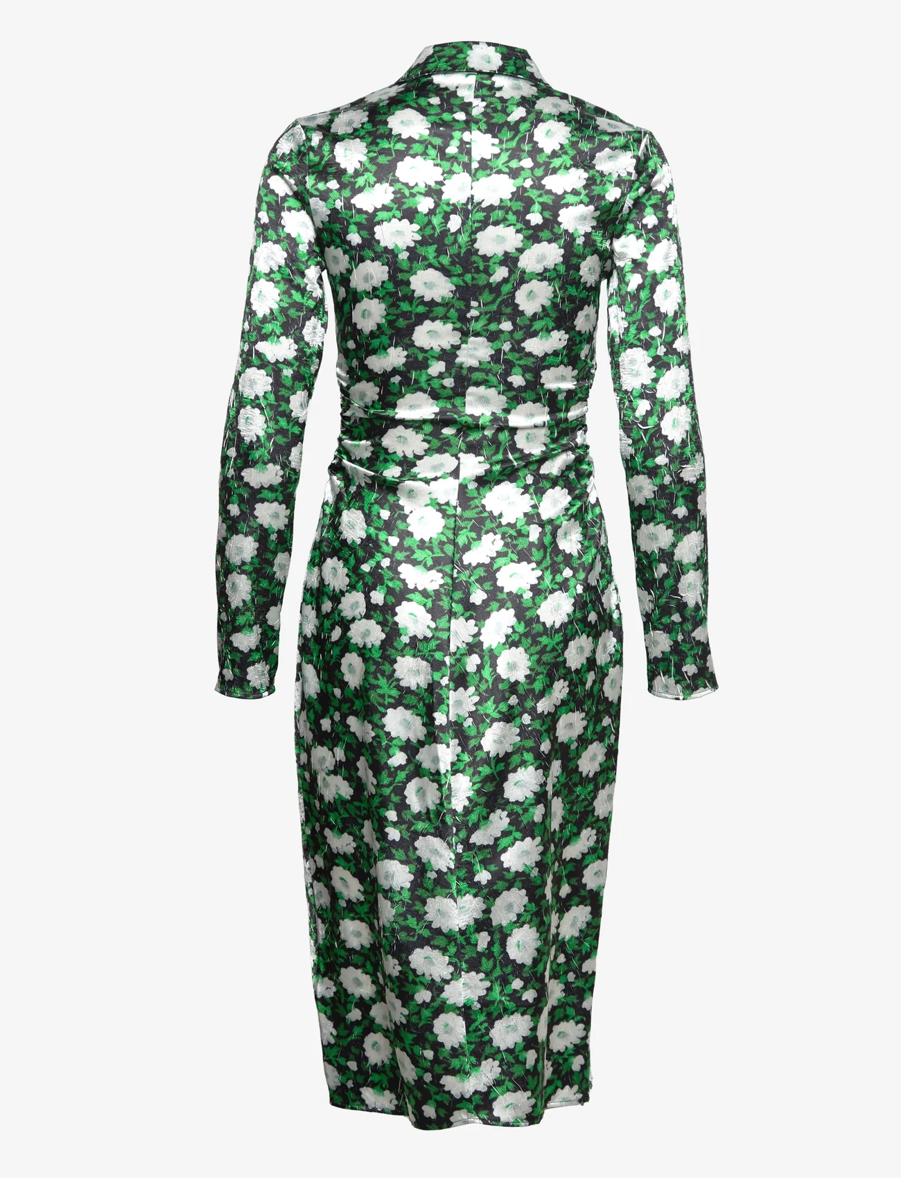 Samsøe Samsøe - Ivana dress 14569 - stramme kjoler - ditsy green - 1