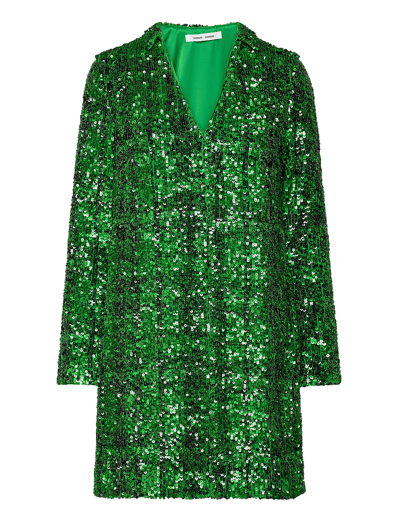Samsøe Samsøe - Felicia dress 14574 - sequin dresses - fern green - 1