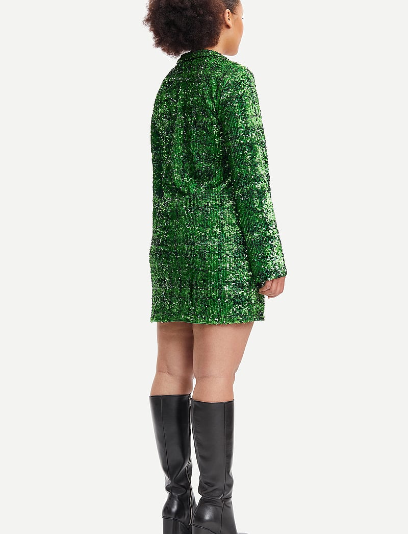 Samsøe Samsøe - Felicia dress 14574 - sequin dresses - fern green - 3
