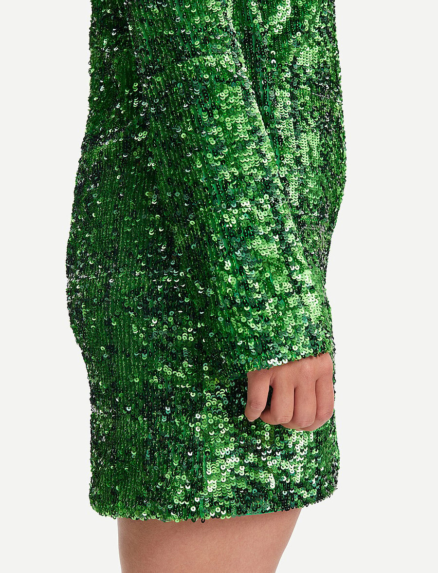 Samsøe Samsøe - Felicia dress 14574 - paillettenkleider - fern green - 4