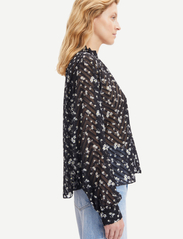 Samsøe Samsøe - Karookhi blouse 14573 - blūzes ar garām piedurknēm - dark meadow - 3