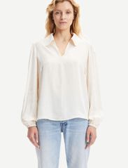 Samsøe Samsøe - Margot blouse 14448 - langärmlige blusen - eggnog - 2