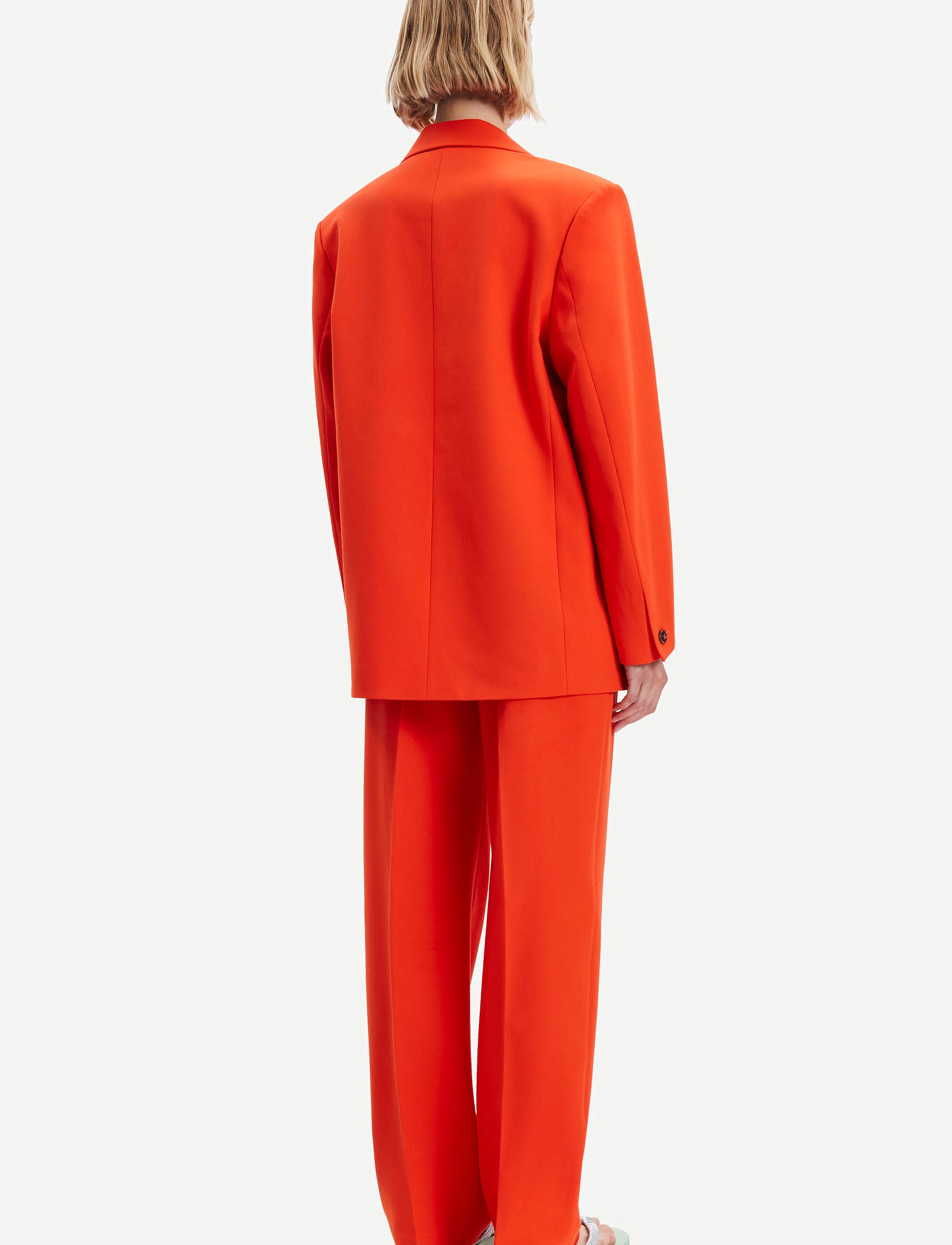 Samsøe Samsøe - Meme Trousers 13103 - straight leg hosen - orange.com - 3