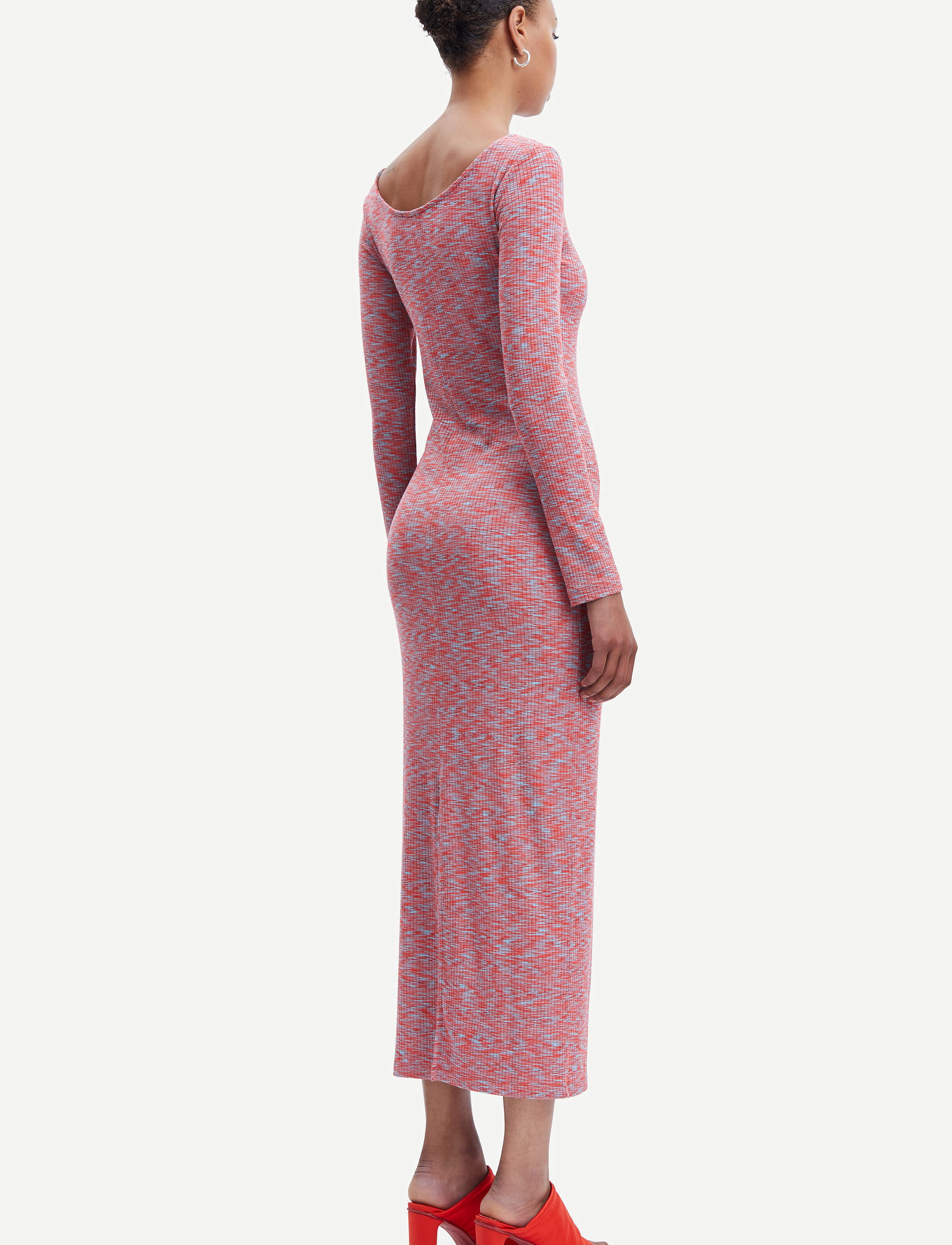 Samsøe Samsøe - Kelly long dress 14292 - stramme kjoler - blue space dye - 3