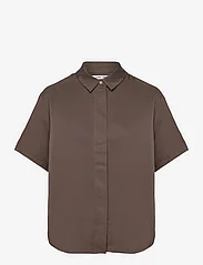 Samsøe Samsøe - Alfrida shirt 14639 - kortærmede skjorter - major brown - 0