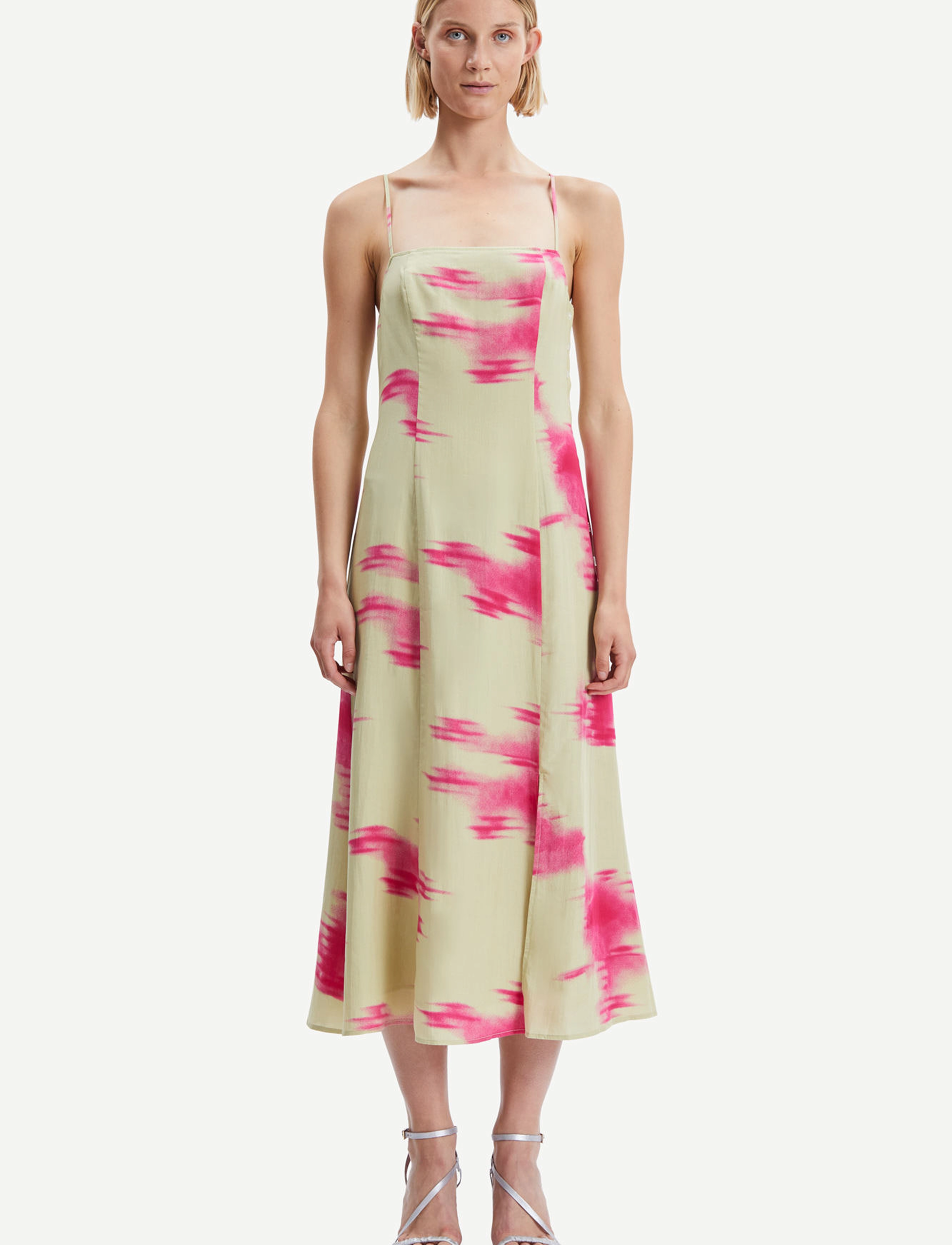 Samsøe Samsøe Annah dress 14638 - Slip kjoler - TIE SAGE / beige