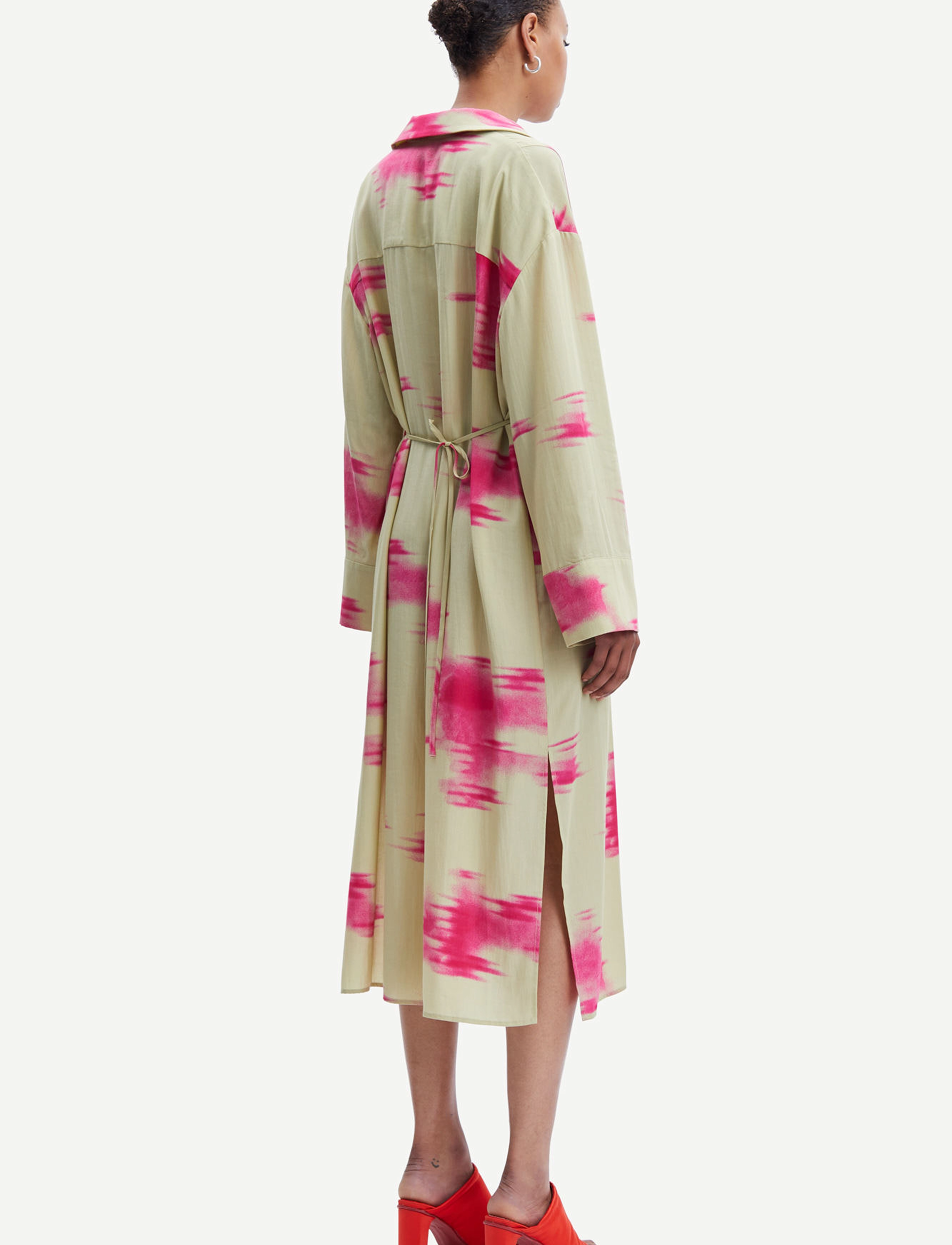 Samsøe Samsøe - Emy long dress 14638 - skjortekjoler - tie sage - 3