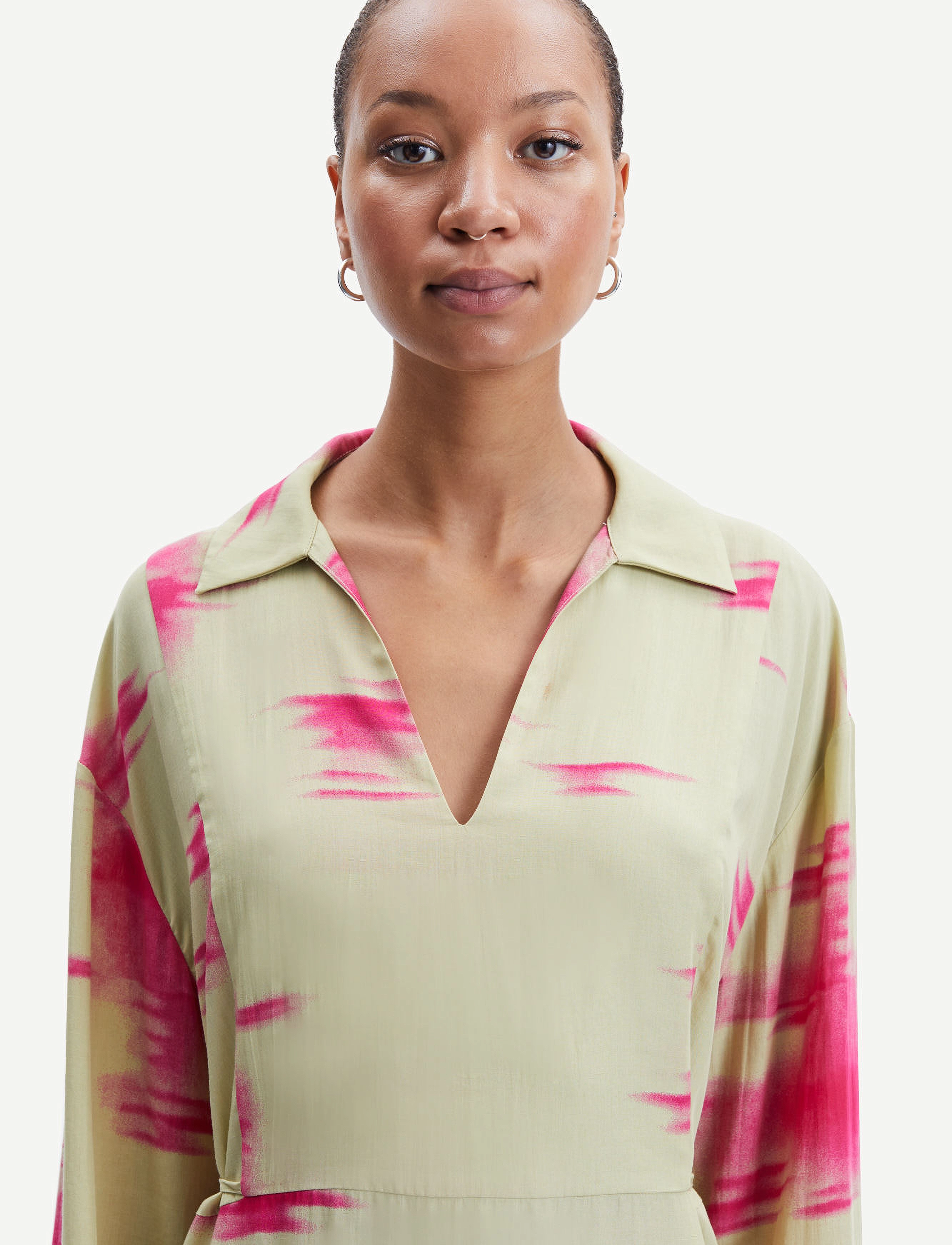 Samsøe Samsøe - Emy long dress 14638 - skjortekjoler - tie sage - 4