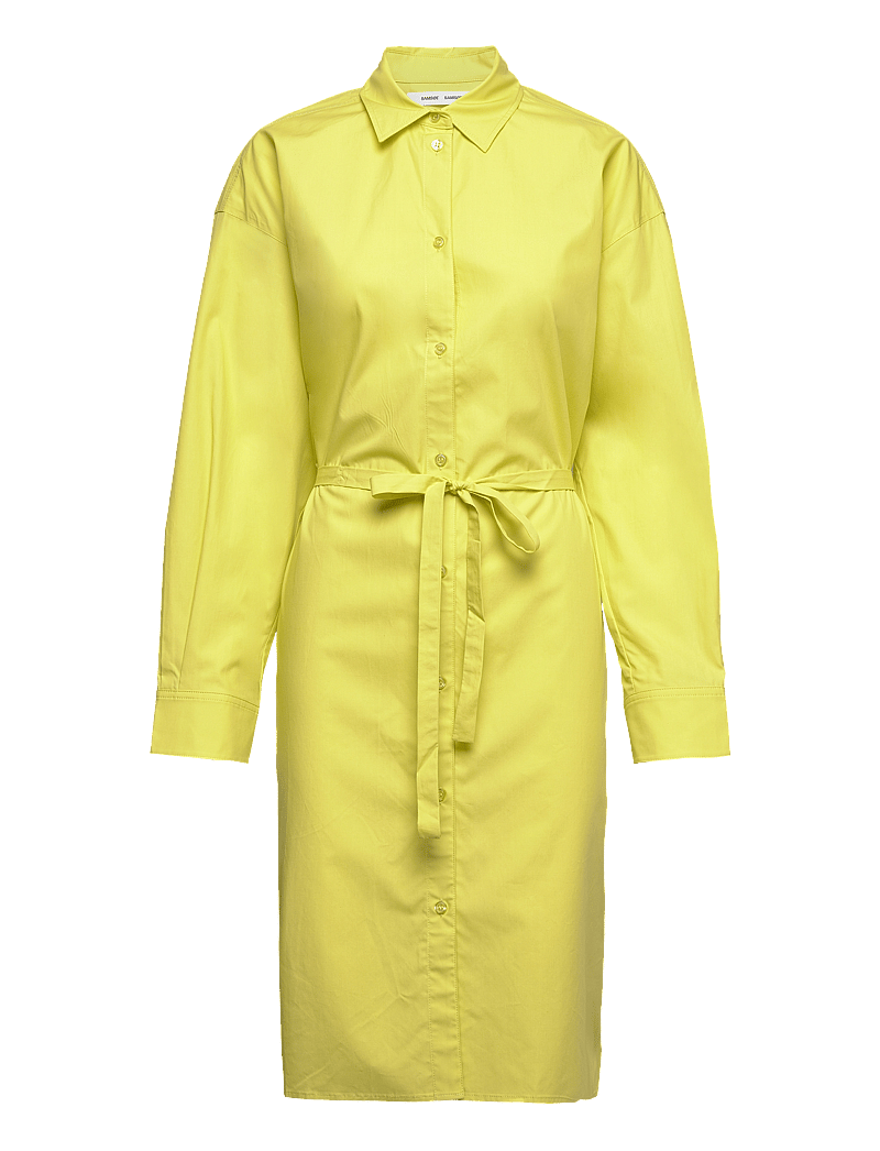 Samsøe Samsøe - Lua shirt dress 14644 - hemdkleider - acid green - 1