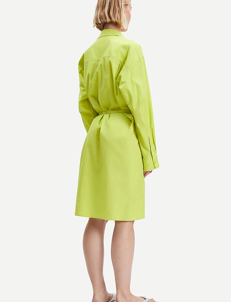 Samsøe Samsøe - Lua shirt dress 14644 - hemdkleider - acid green - 3
