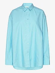 Samsøe Samsøe - Lua np shirt 14644 - långärmade skjortor - blue topaz - 0