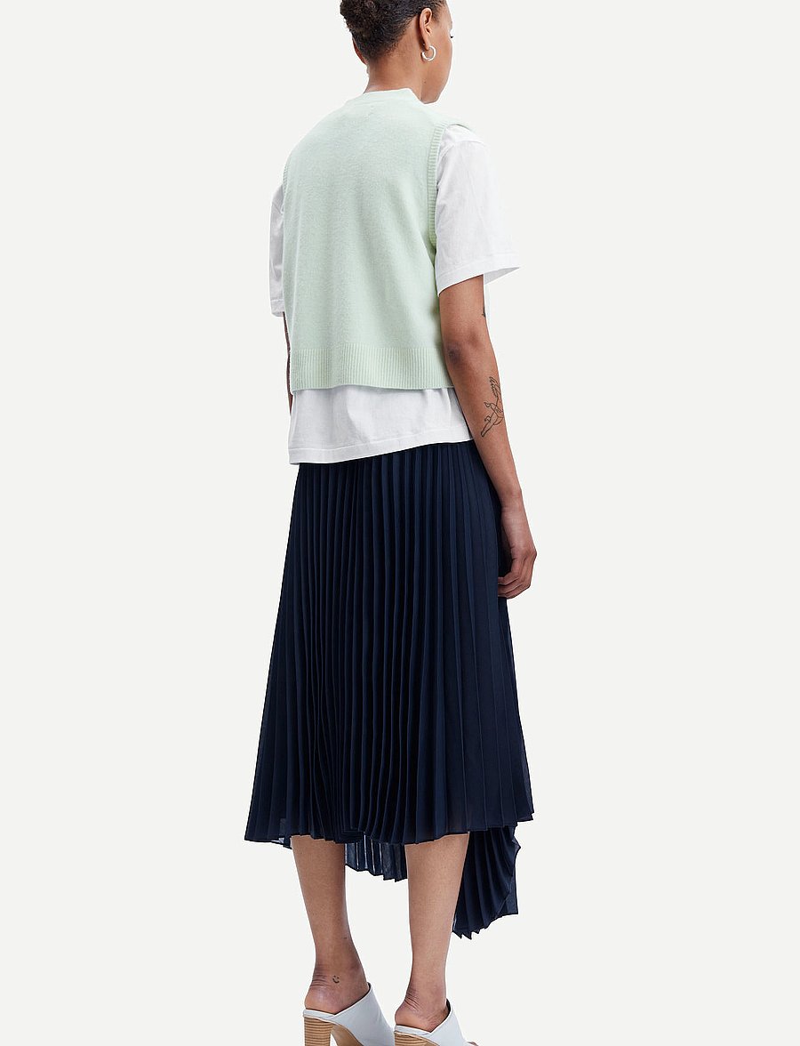 Samsøe Samsøe - Annica wrap skirt 14512 - salute - 3