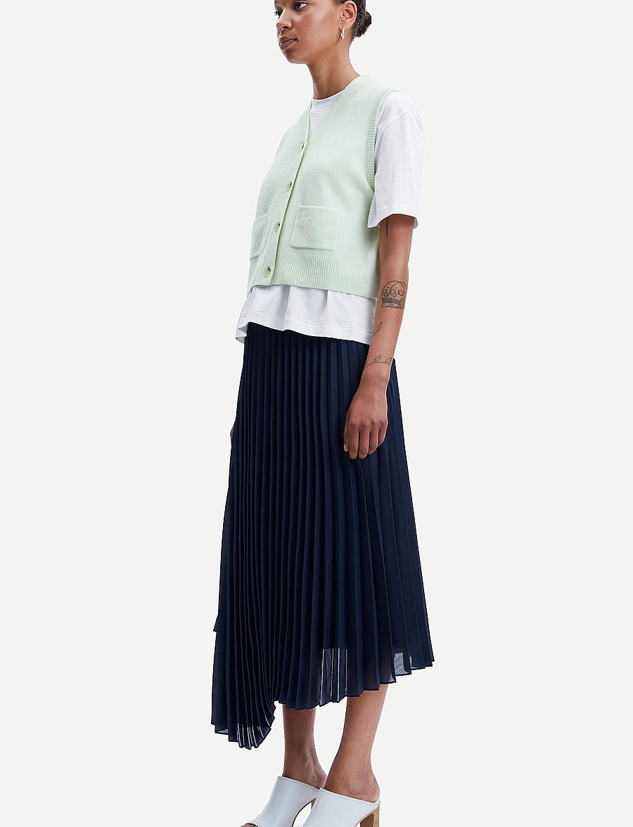 Samsøe Samsøe - Annica wrap skirt 14512 - salute - 4