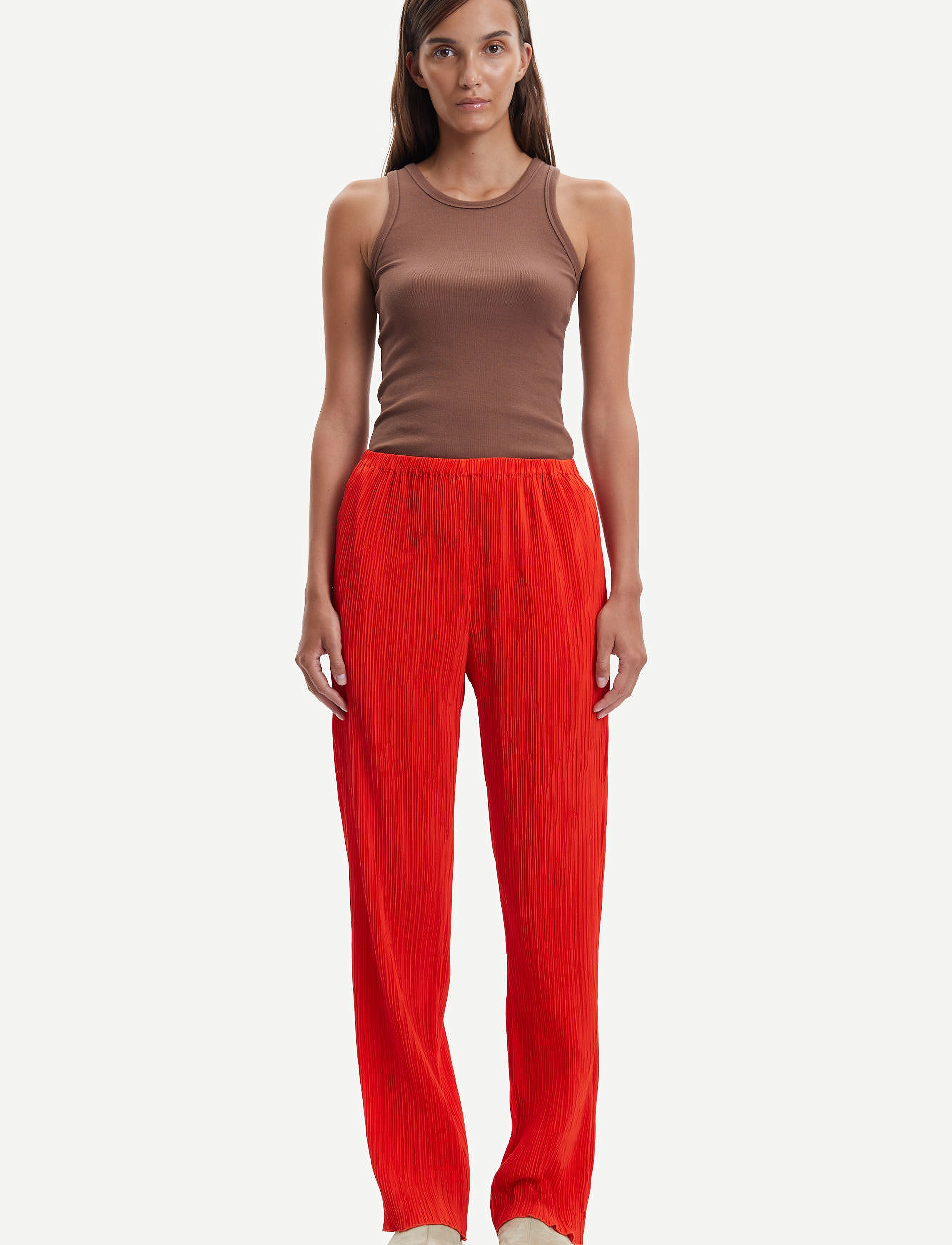 Samsøe Samsøe Fridah trousers 14643 - Bukser - ORANGE.COM / red