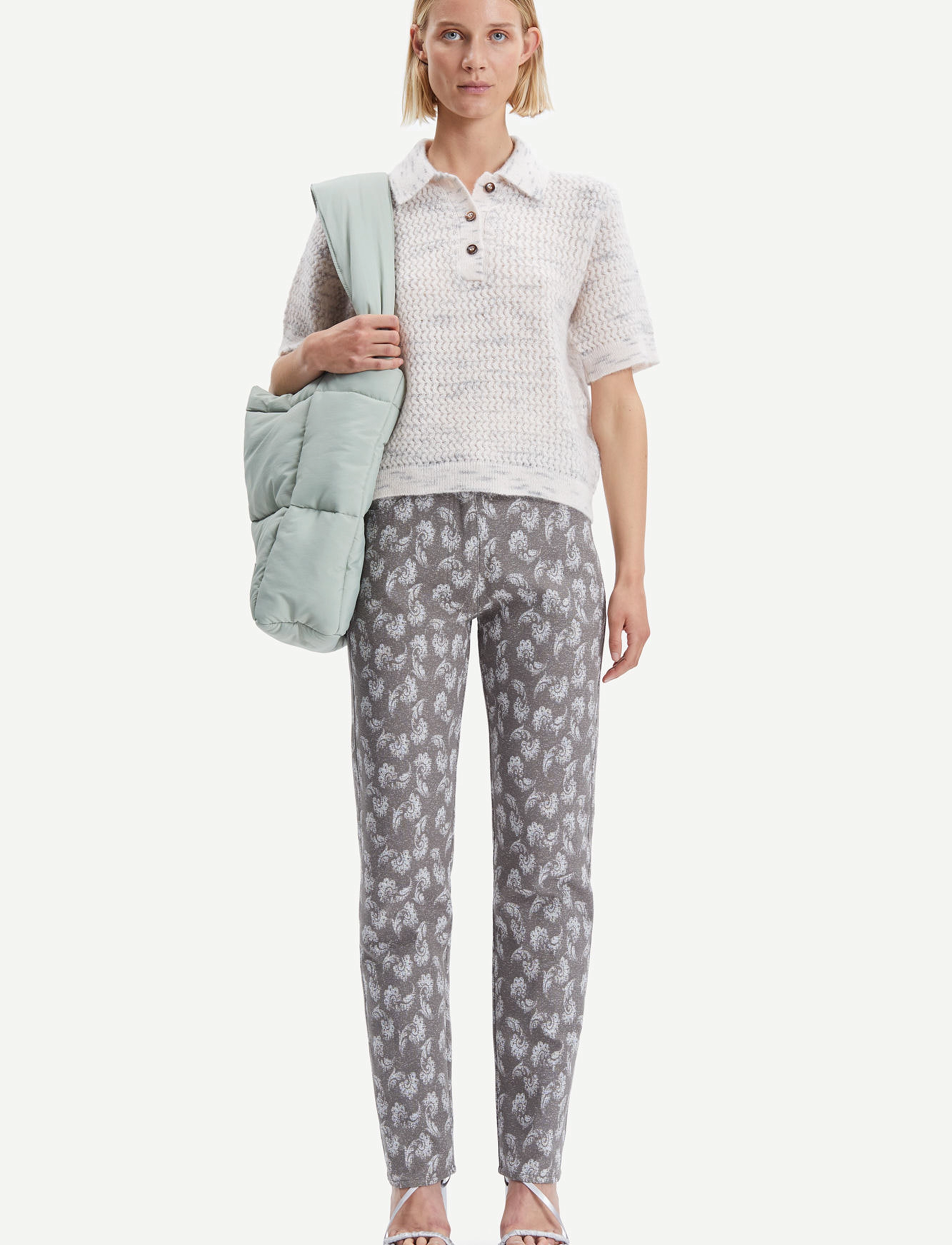 Samsøe Samsøe Susanna Trousers 14658, XS, Grey, Bukser > Lige Ben, Dame