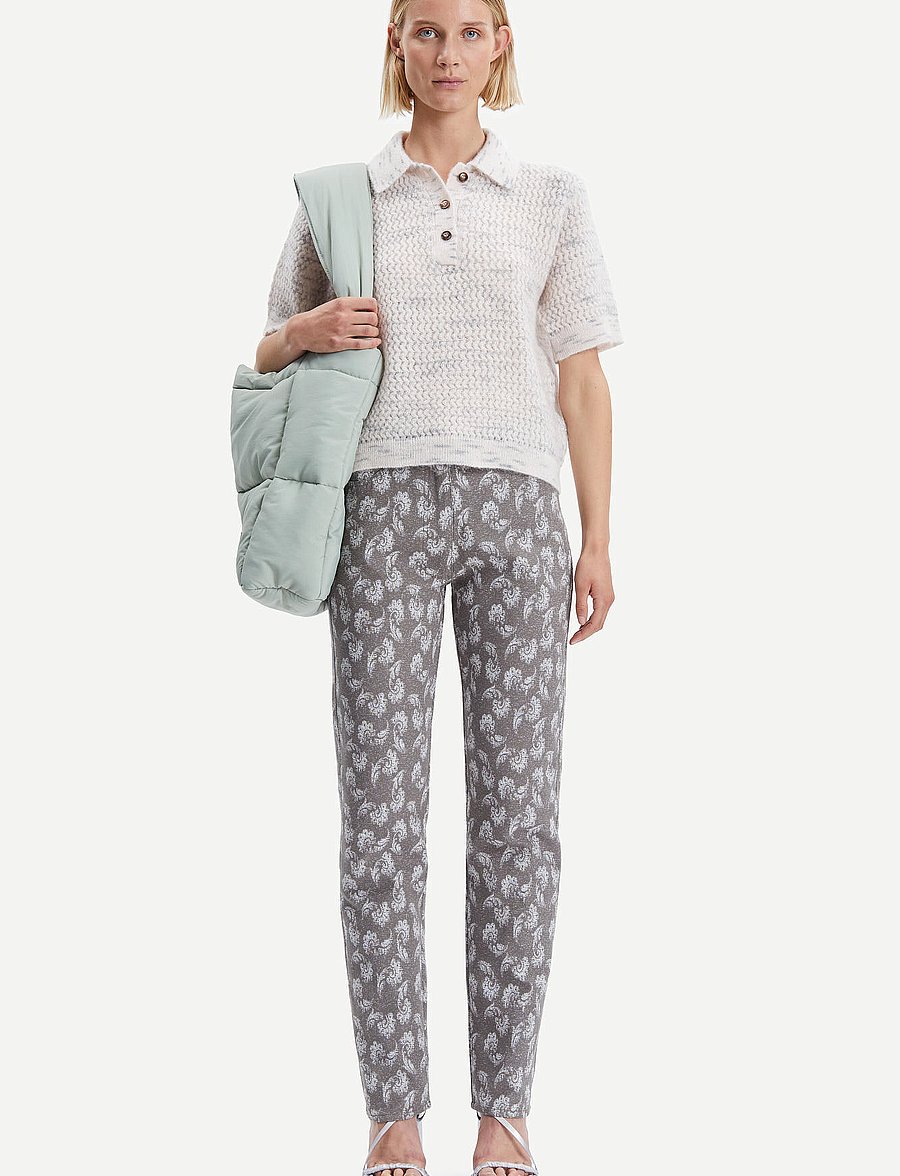 Samsøe Samsøe - Susanna trousers 14658 - hose mit geradem bein - paisley - 0