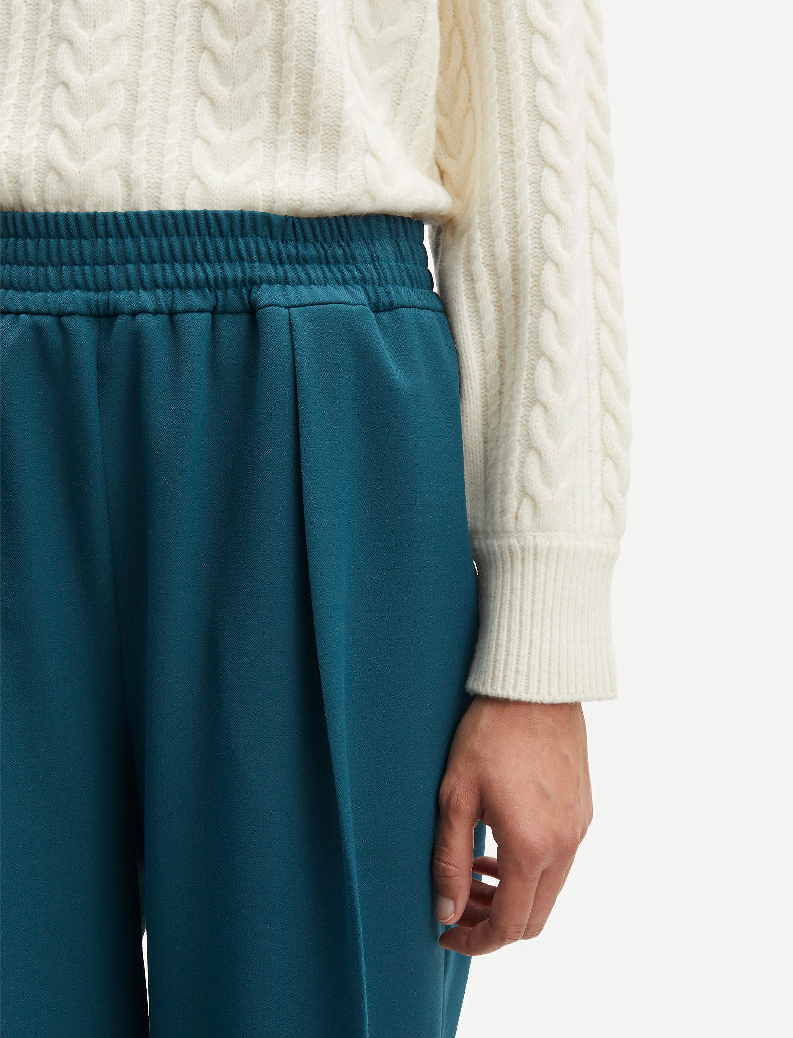 Samsøe Samsøe - Julia trousers 13103 - bukser med brede ben - atlantic deep - 4
