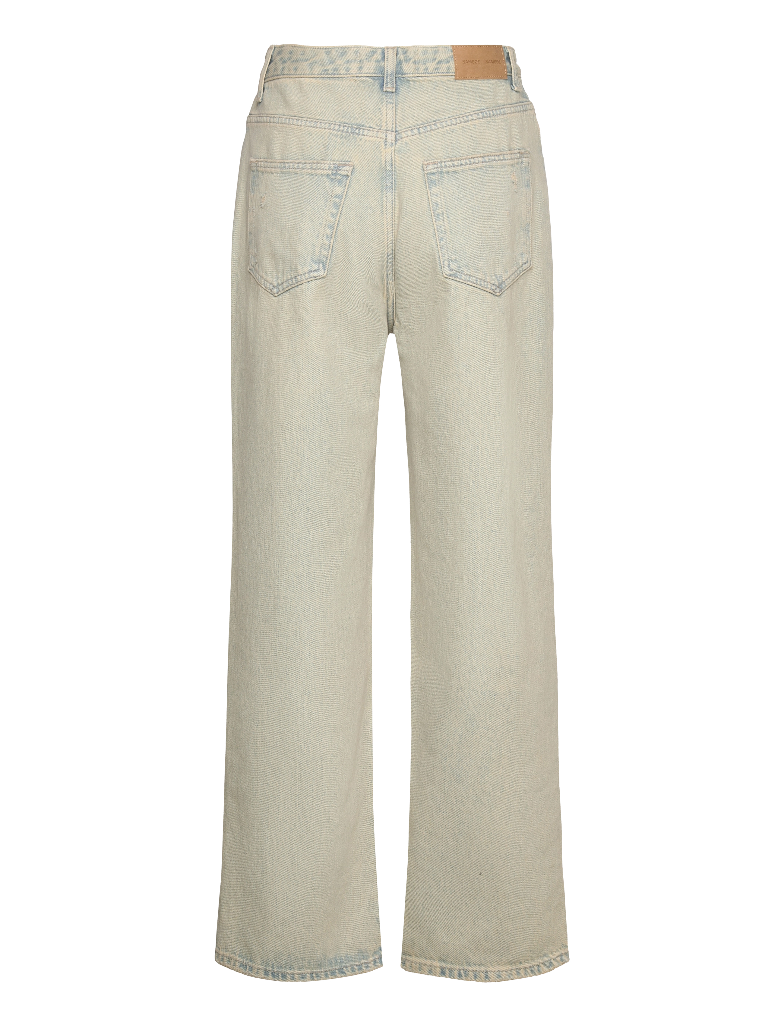 Samsøe Samsøe - Shelly jeans 14811 - leveälahkeiset farkut - khaki dust break - 2