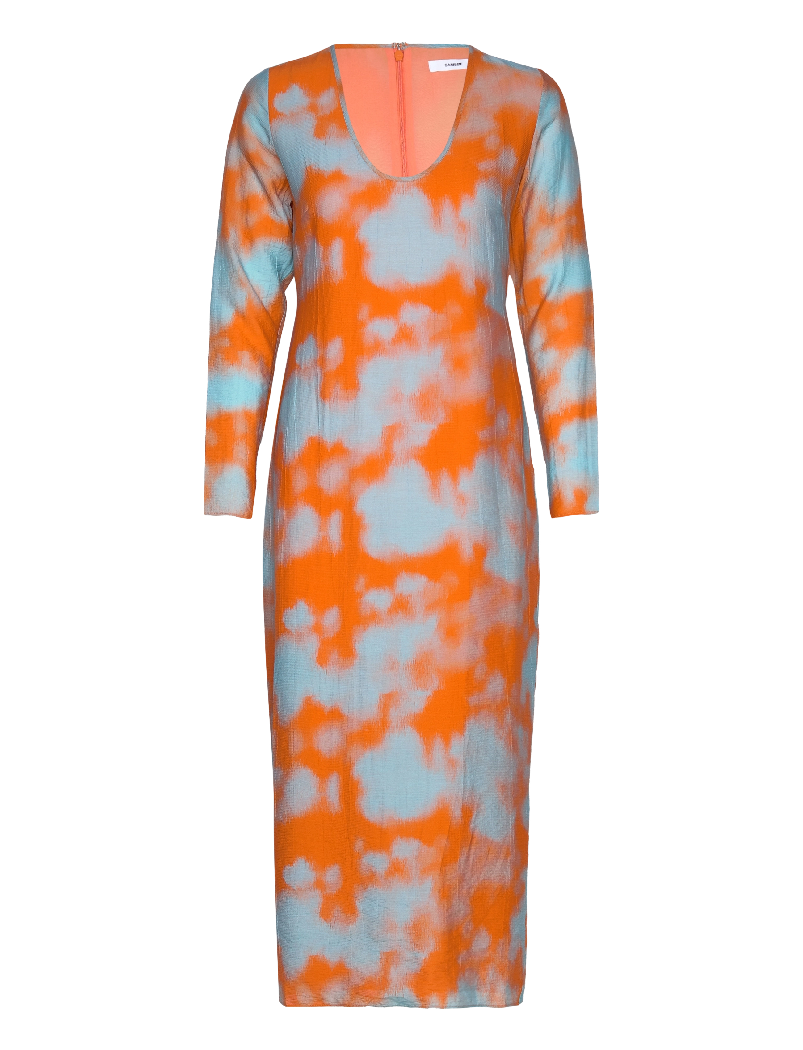 Samsøe Samsøe Alina u-n dress 14449 - Tøj - TIE TOPAZ / orange