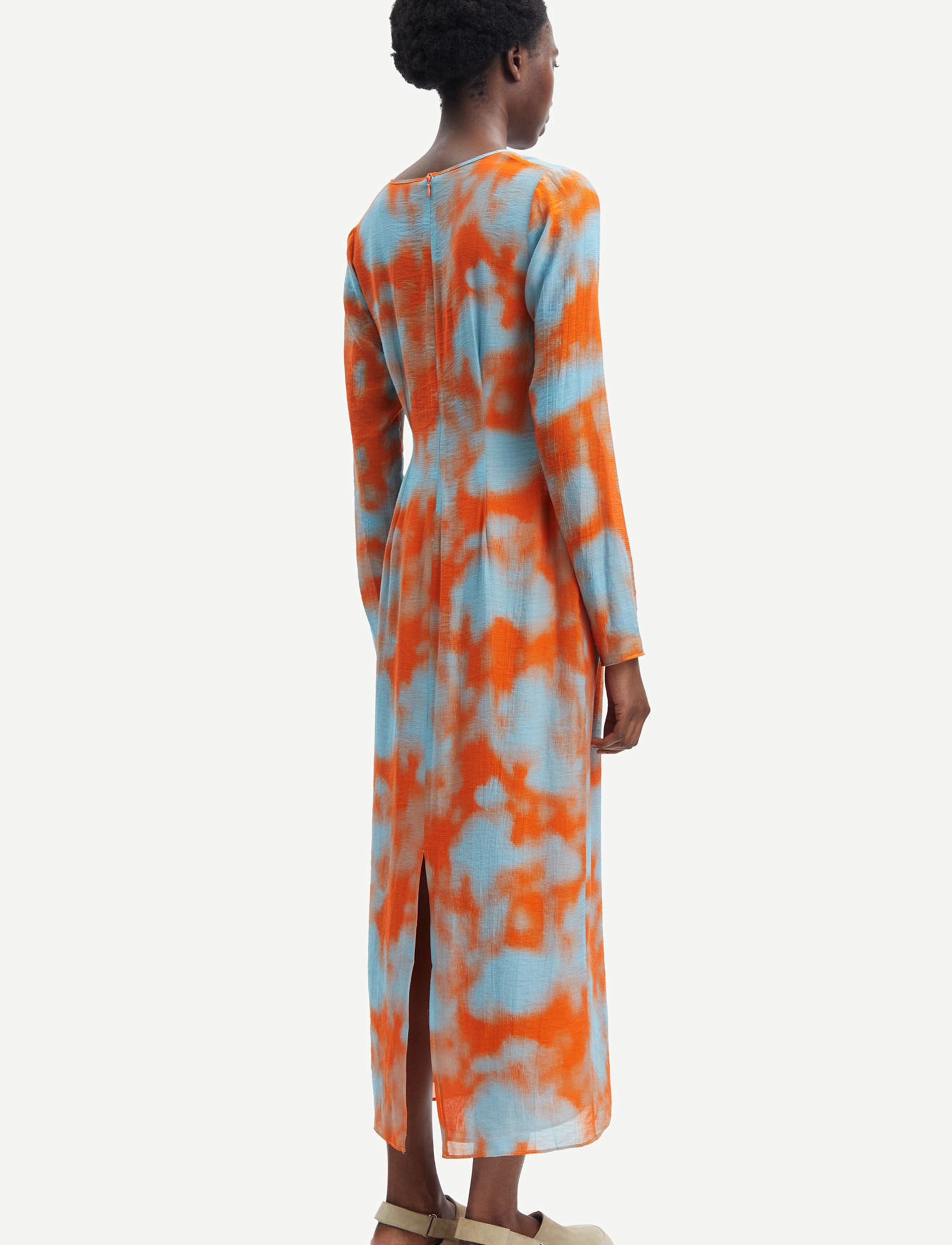 Samsøe Samsøe - Alina u-n dress 14449 - maxi kjoler - tie topaz - 3