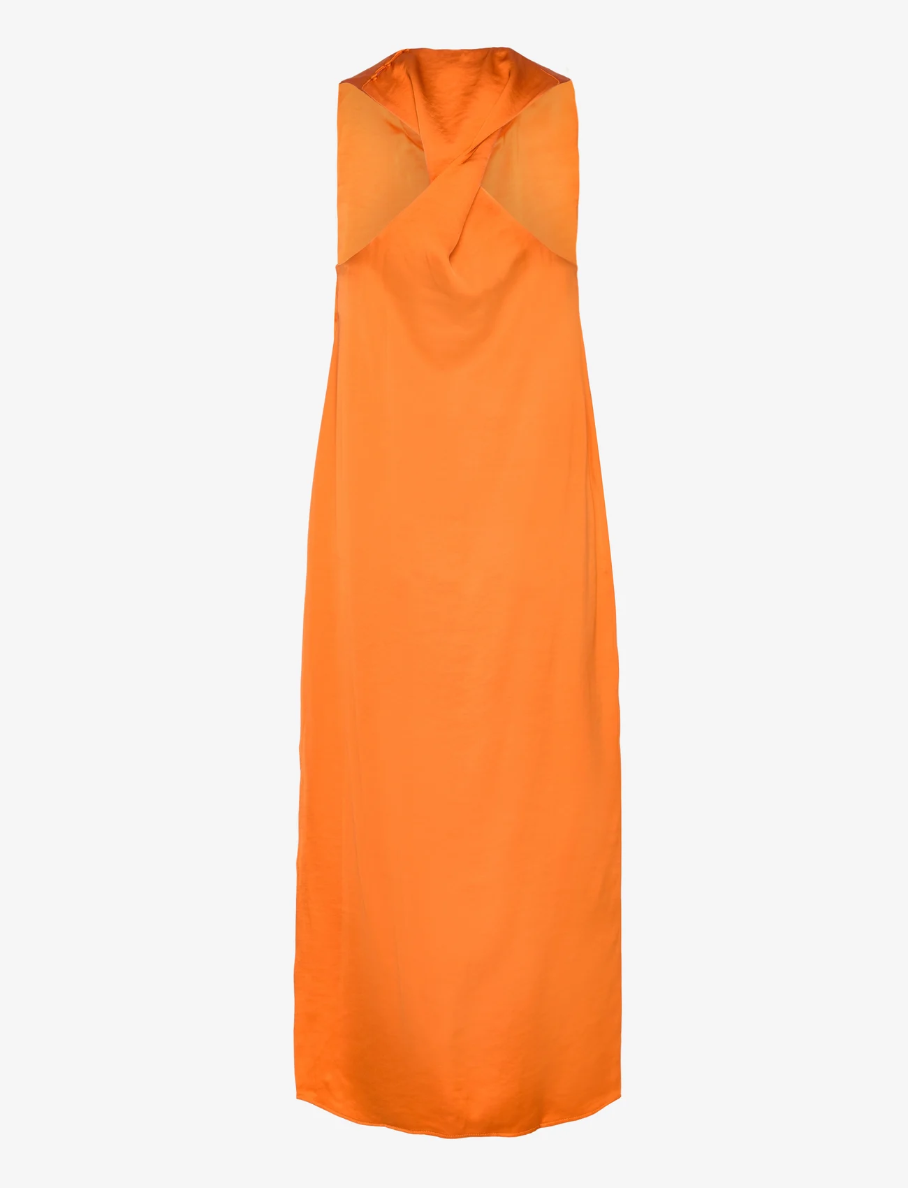 Samsøe Samsøe - Ellie dress 14773 - festtøj til outletpriser - russet orange - 1