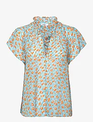 Samsøe Samsøe - Karookh blouse 14573 - kortærmede bluser - ditsy topaz - 0