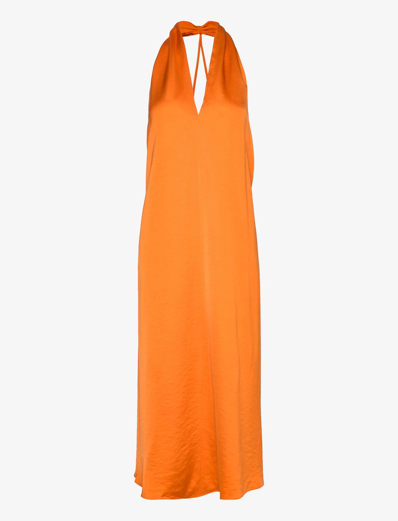 Samsøe Samsøe - Cille dress 14773 - midiklänningar - russet orange - 0