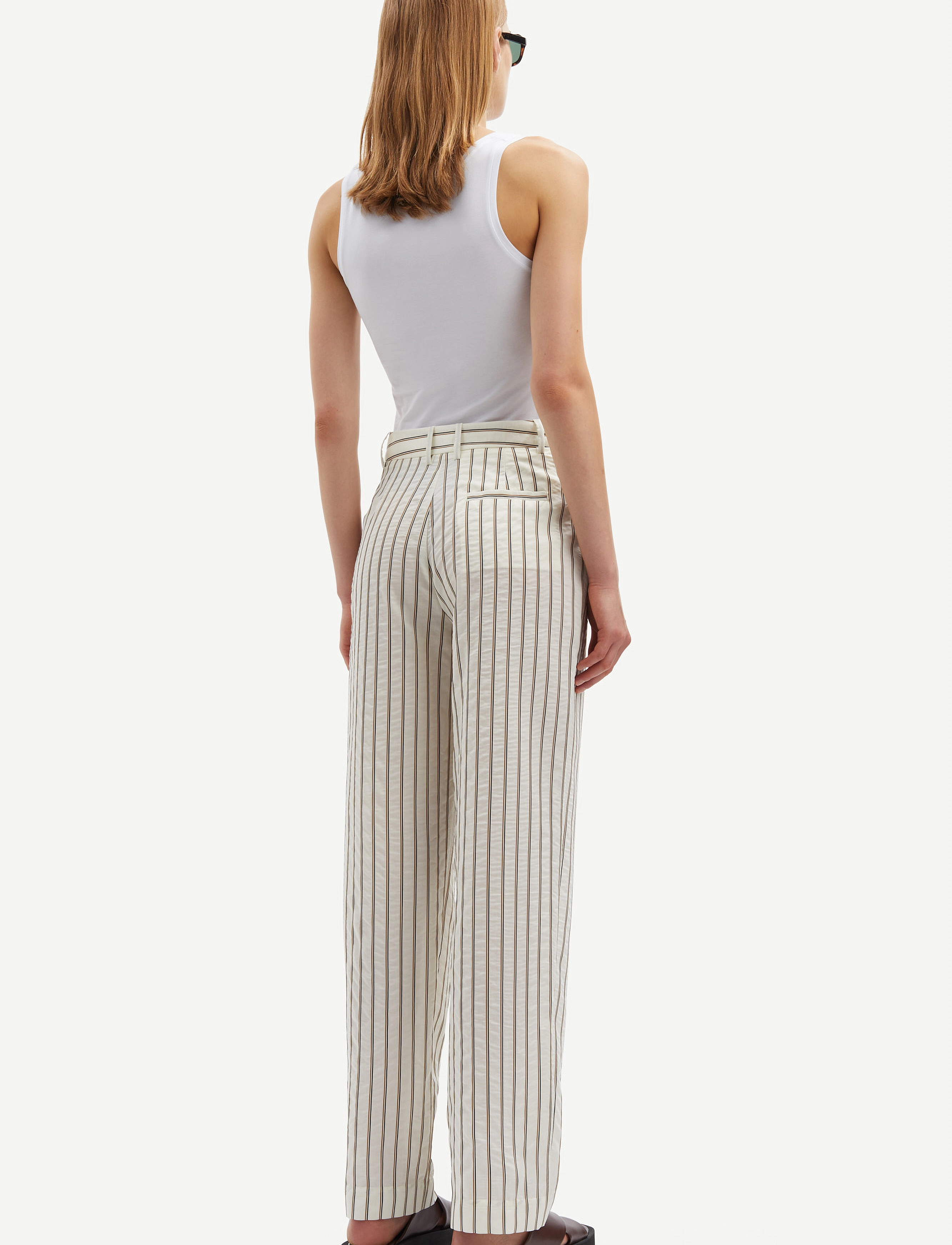 Samsøe Samsøe - Agneta trousers 14907 - bukser med lige ben - solitary st. - 3