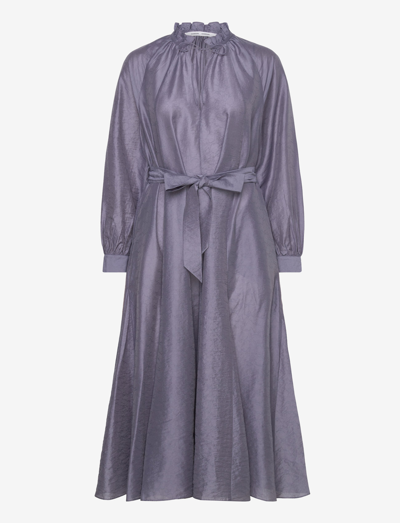 Samsøe Samsøe - Karookhi long dress 14641 - midi kjoler - blue granite whizz - 0