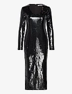 Alina U-N sequins dress 14904 - BLACK