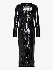 Samsøe Samsøe - Alina U-N sequins dress 14904 - ballīšu apģērbs par outlet cenām - black - 2