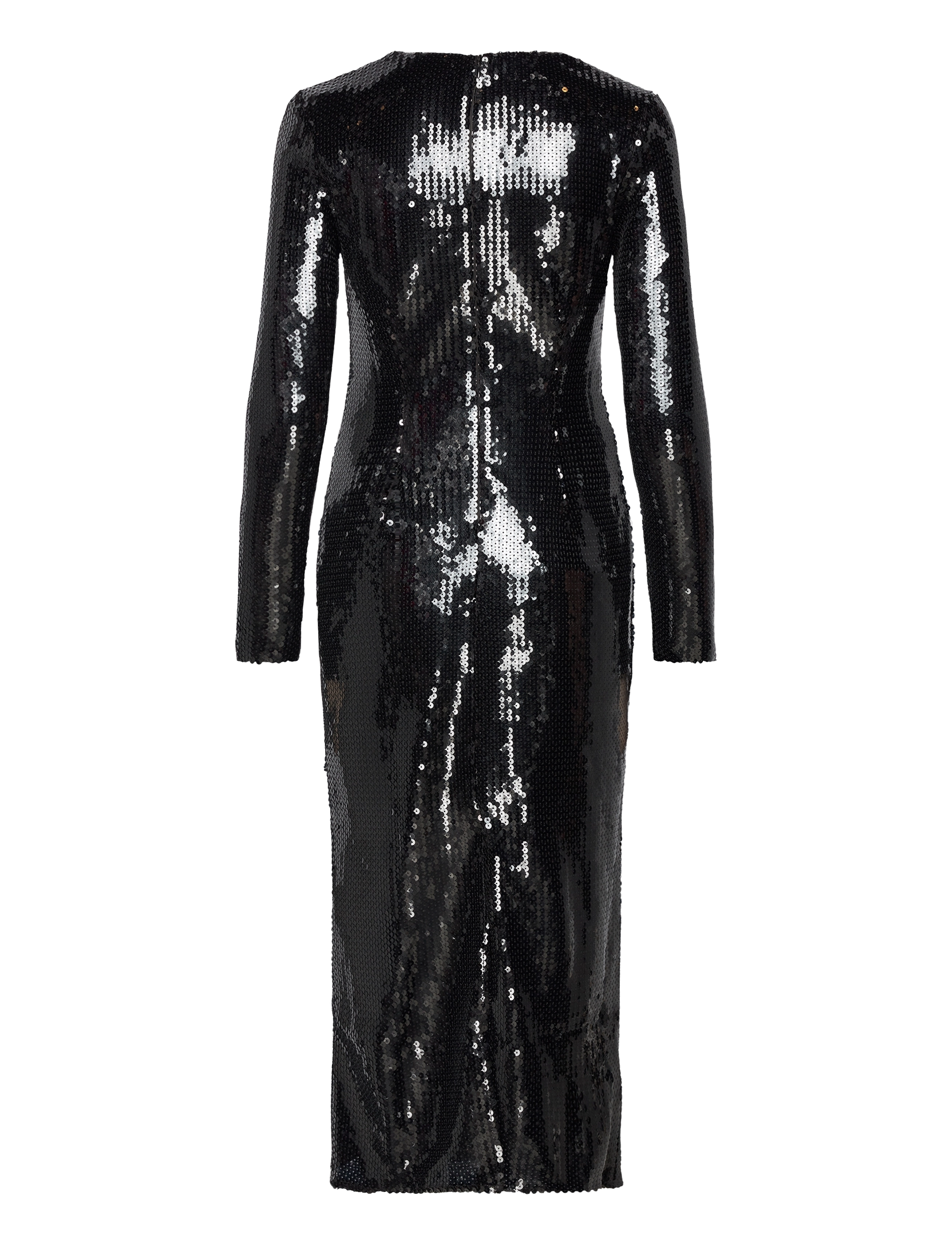 Samsøe Samsøe - Alina U-N sequins dress 14904 - pailletkjoler - black - 2