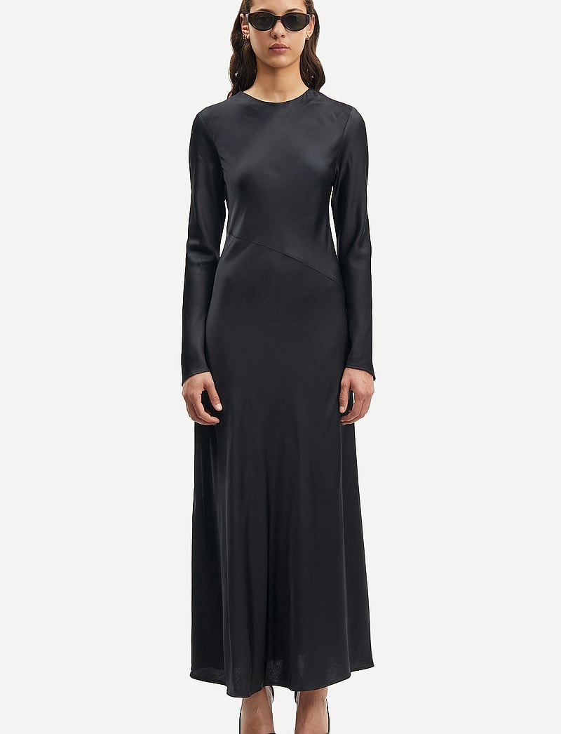 Samsøe Samsøe - Madeleine dress 14905 - maxiklänningar - black - 0