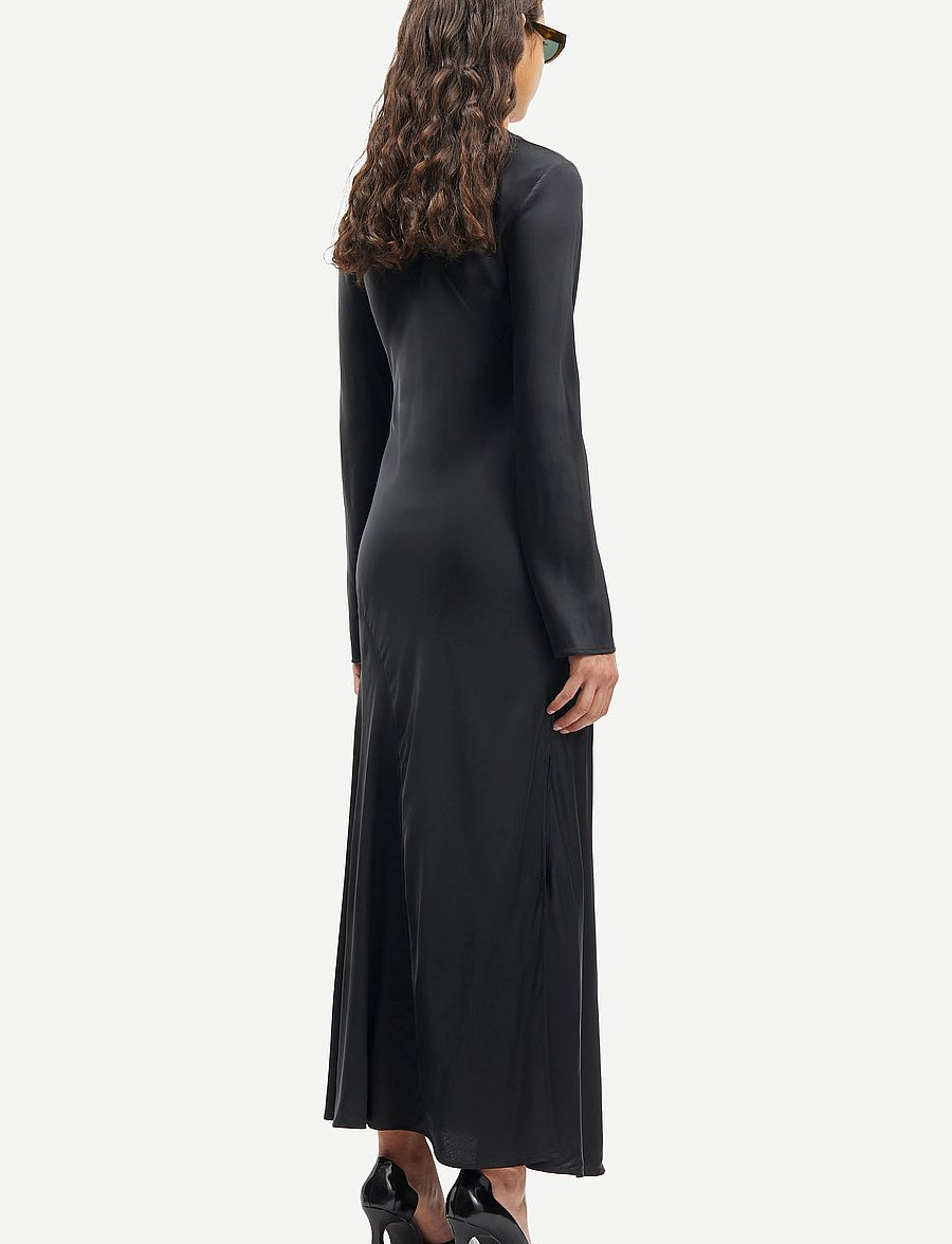 Samsøe Samsøe - Madeleine dress 14905 - maxi kjoler - black - 4