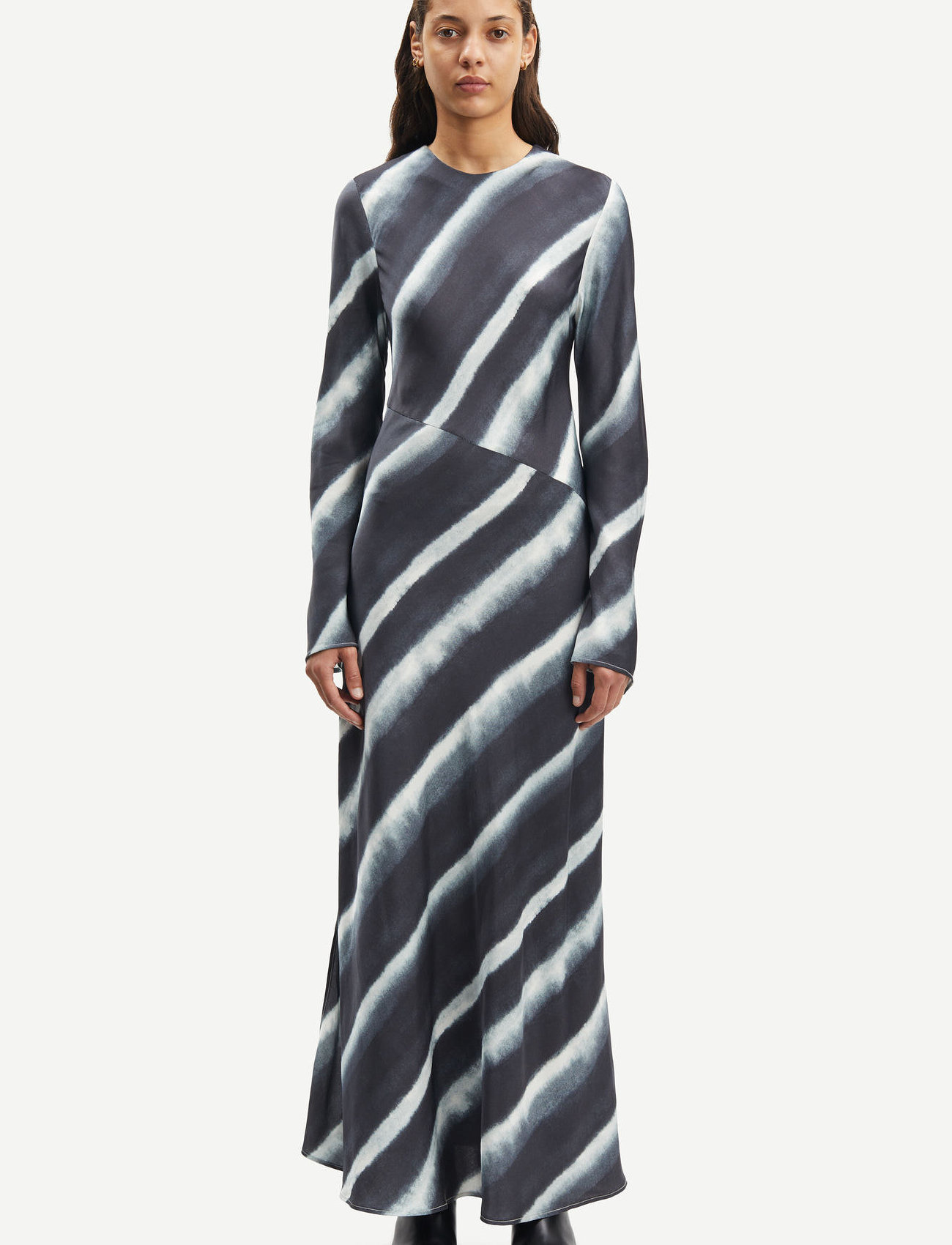 Samsøe Samsøe - Madeleine dress 14905 - maxi dresses - striped ombre blue - 0