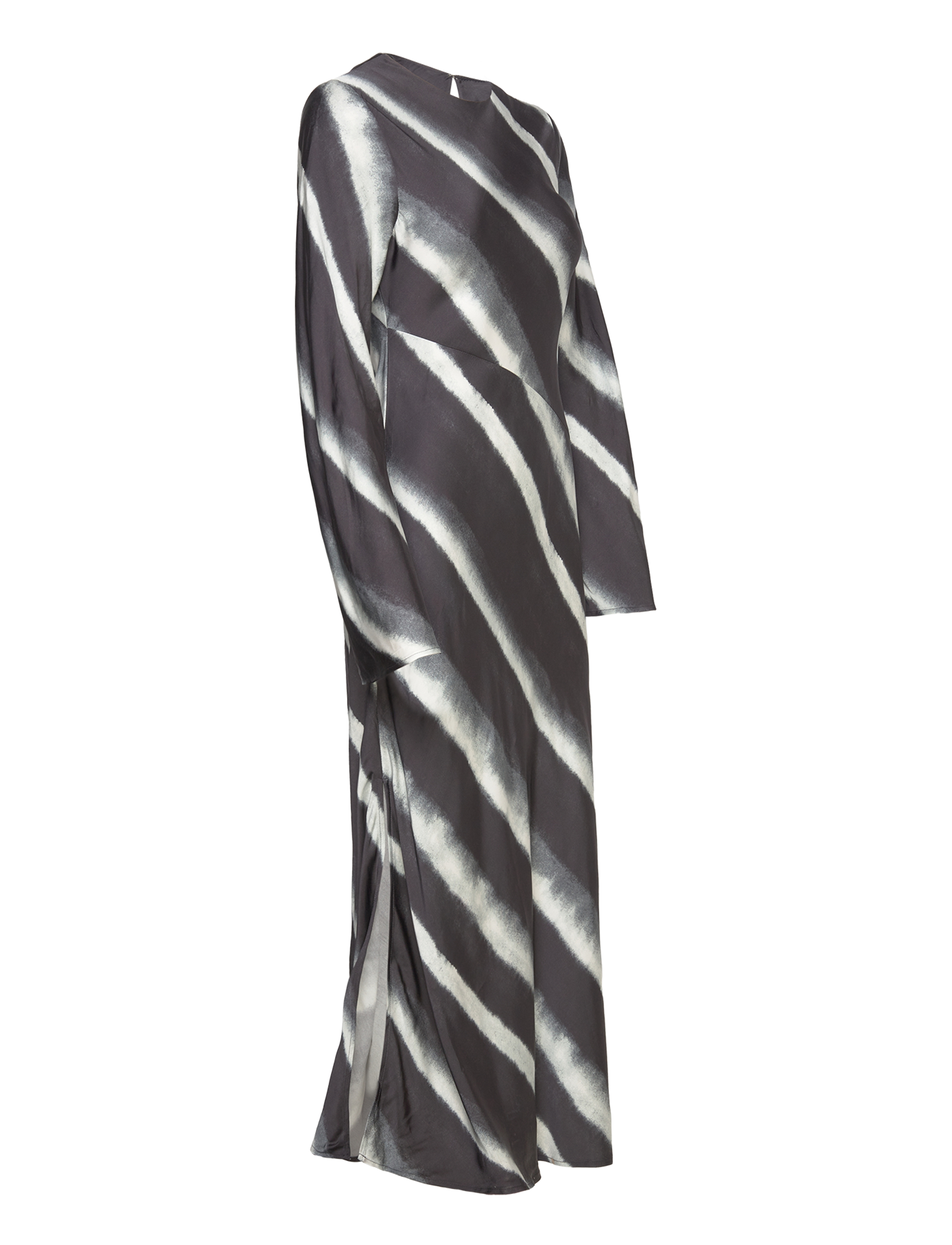 Samsøe Samsøe - Madeleine dress 14905 - ilgos suknelės - striped ombre blue - 3