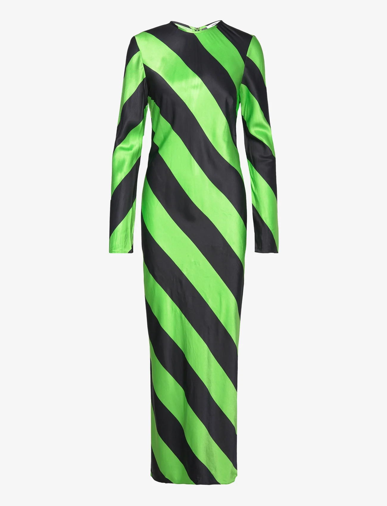 Samsøe Samsøe - Alina long dress 14903 - maxi dresses - green stripe - 0