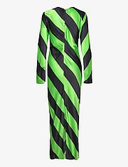 Samsøe Samsøe - Alina long dress 14903 - maxi dresses - green stripe - 1
