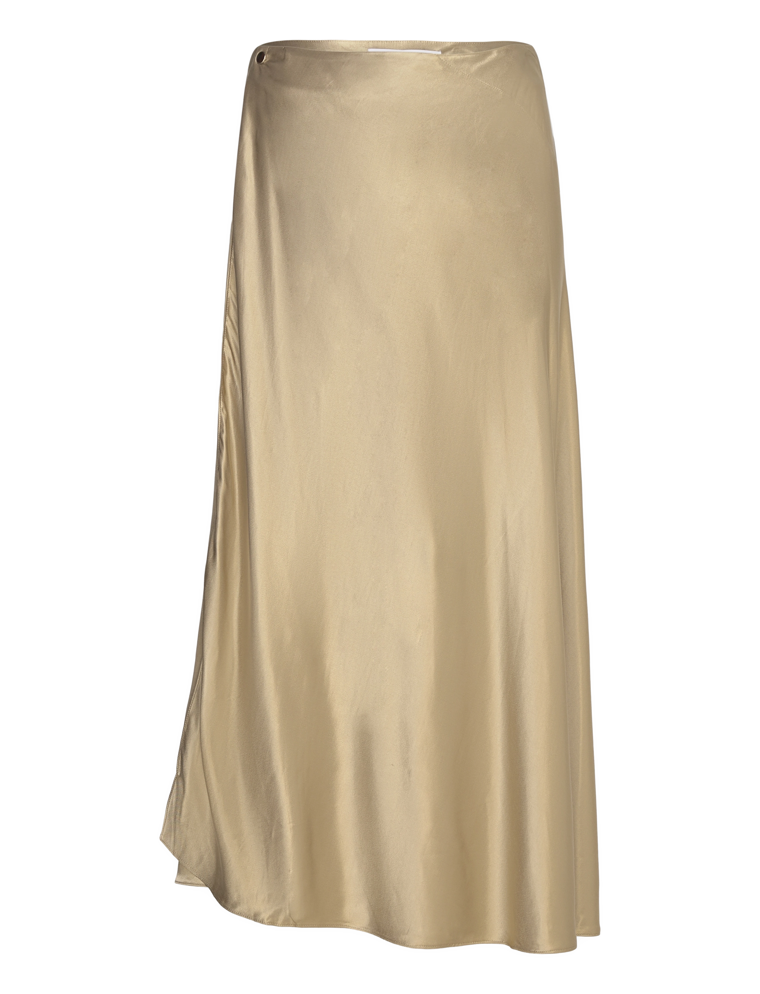 Samsøe Samsøe Viktoria bias skirt 14903 - Nederdele - LIGHT OLIVE / gold