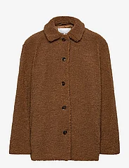 Samsøe Samsøe - Silvia jacket 13181 - kunstkarusnahk - tobacco brown - 0