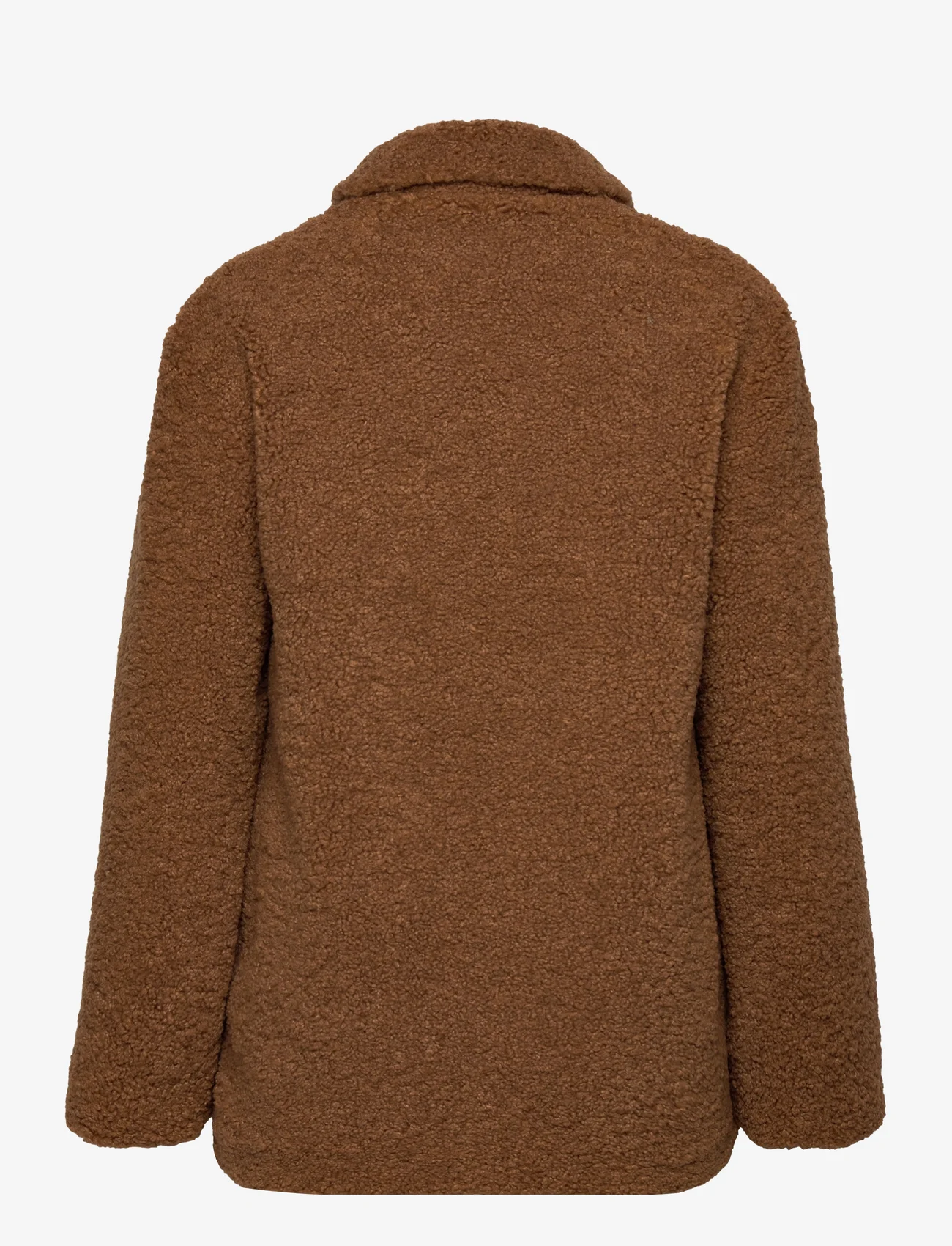 Samsøe Samsøe - Silvia jacket 13181 - fake fur jakker - tobacco brown - 1