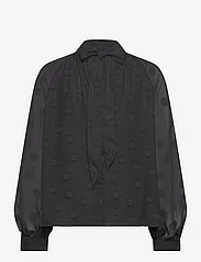 Samsøe Samsøe - Alfrida shirt 14639 - krekli ar garām piedurknēm - black - 1