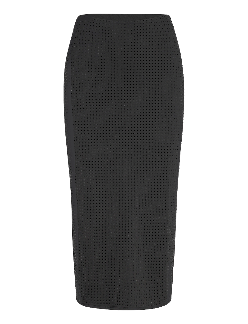 Samsøe Samsøe - Chrishell Skirt 14611 - midi nederdele - caviar - 0