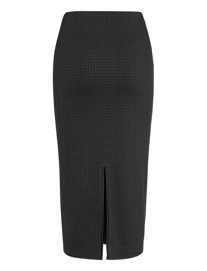 Samsøe Samsøe - Chrishell Skirt 14611 - midi nederdele - caviar - 1